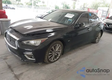 2018 Infiniti Q50 3.0T Luxe from USA, damaged, VIN JN1EV7AR3JM430177